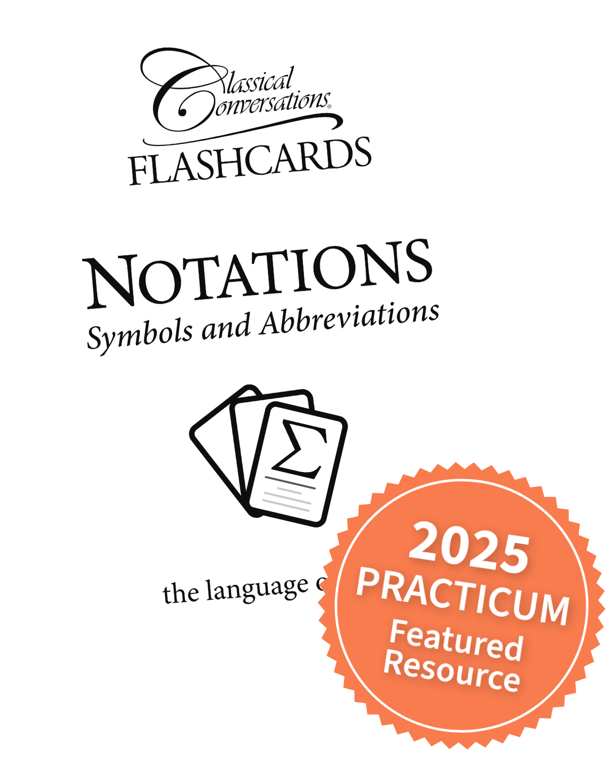 Notations Flash Cards, a 2025 Practicum featured resource